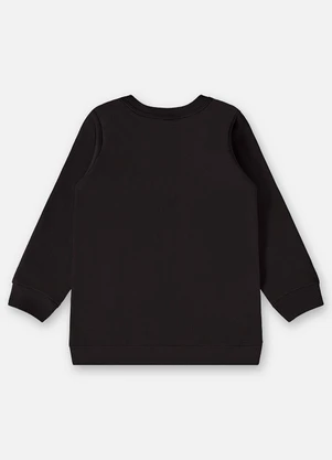 Up Baby - Blusão em Moletom Infantil Menino Preto - UP BABY