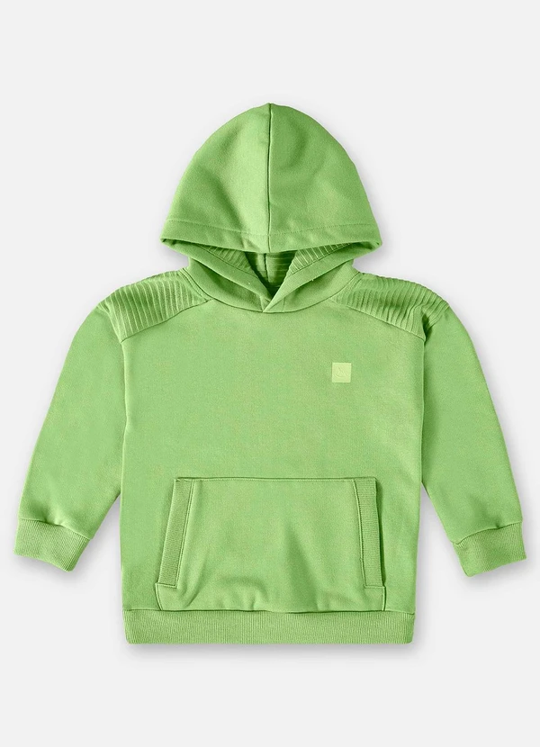 Up Baby - Blusão em Moletom Infantil Menino Verde 5