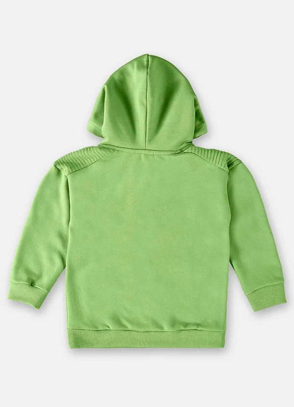 Up Baby - Blusão em Moletom Infantil Menino Verde 6