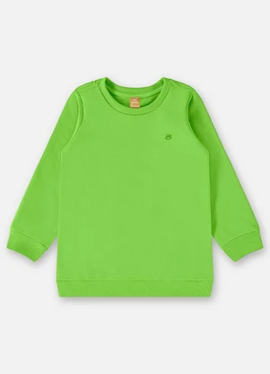 Up Baby - Blusão em Moletom Infantil Menino Verde - UP BABY