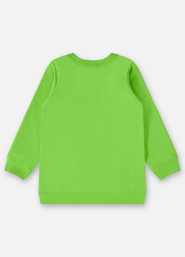 Up Baby - Blusão em Moletom Infantil Menino Verde 2