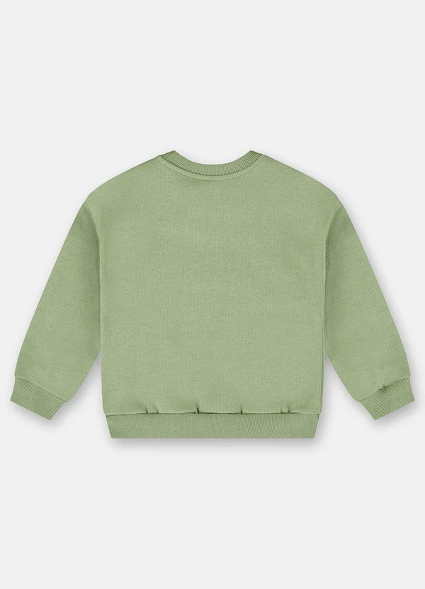 Up Baby - Blusão em Moletom Linho Verde 4