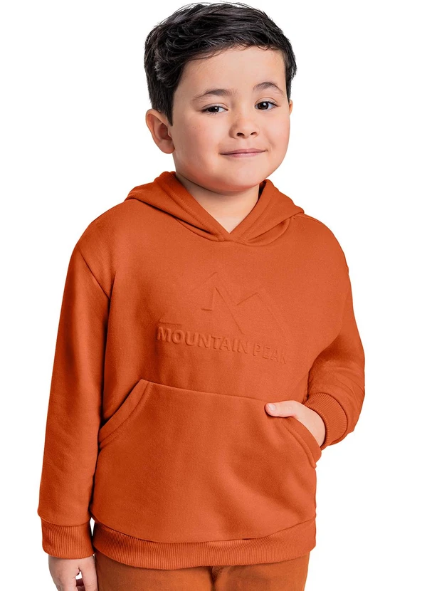 Quimby - Blusão em Moletom para Menino Laranja
