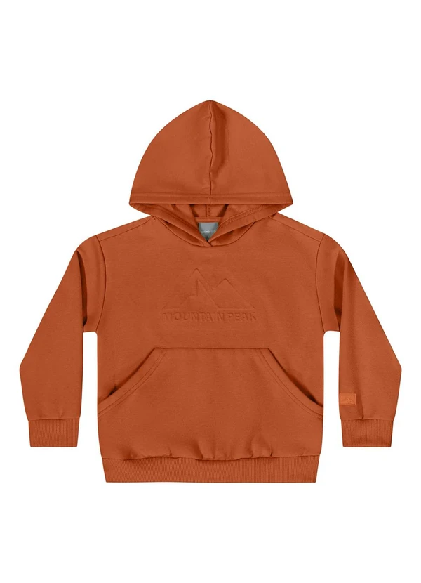 Quimby - Blusão em Moletom para Menino Laranja 4