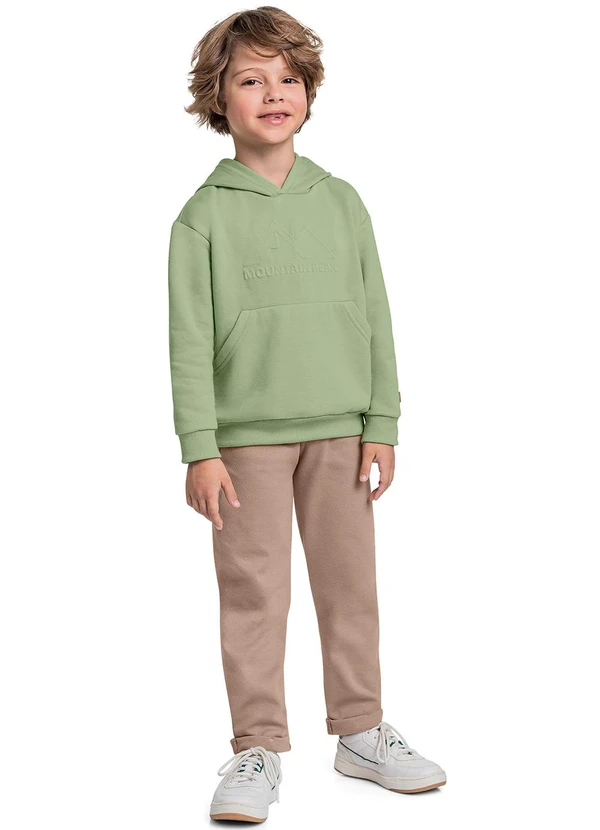 Quimby - Blusão em Moletom para Menino Verde 3