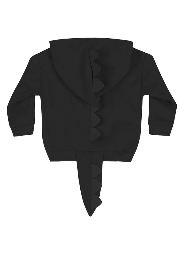 Quimby - Blusão em Moletom Unissex para Bebê Preto 2