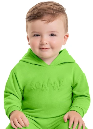 Quimby - Blusão em Moletom Unissex para Bebê Verde - QUIMBY