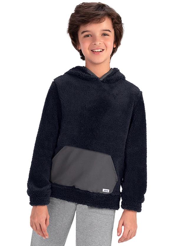 Alenice - Blusão em Pelo Menino Azul