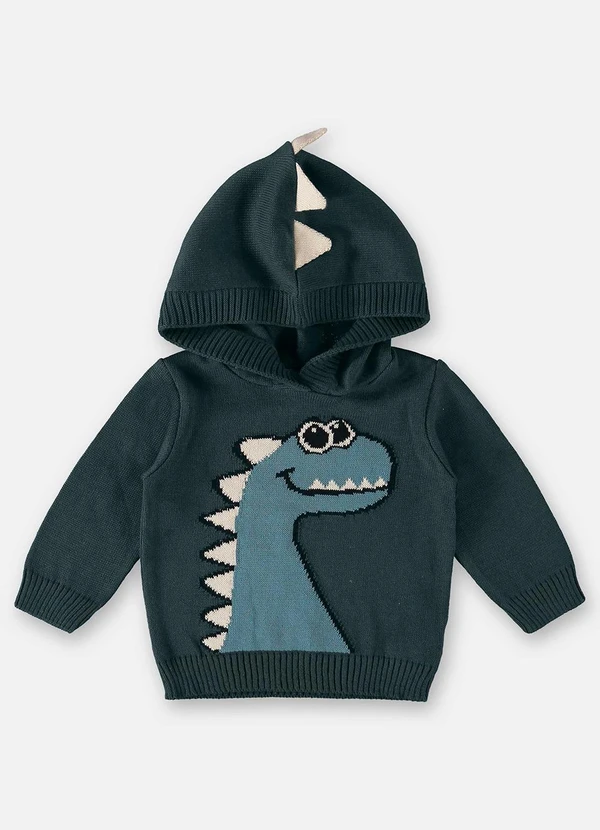 Up Baby - Blusão em Tricô para Bebê Menino Verde 4