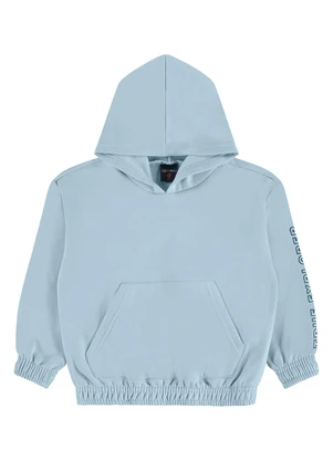 Guloseima - Blusão Infantil em Moletom Felpado Azul - GULOSEIMA