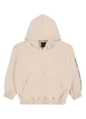 Guloseima - Blusão Infantil em Moletom Felpado Bege - GULOSEIMA