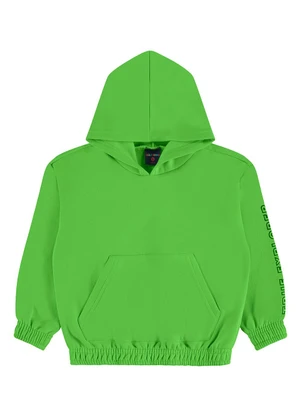 Guloseima - Blusão Infantil em Moletom Felpado Verde - GULOSEIMA