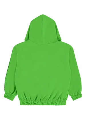 Guloseima - Blusão Infantil em Moletom Felpado Verde - GULOSEIMA