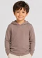 Select - Blusão Masculino Infantil Moletom Peluciado Azul - variação: Marrom