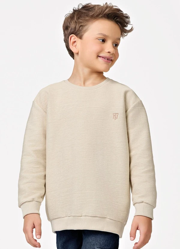 Trick Nick - Blusão Infantil Gorgurinho Masculino Bege 4