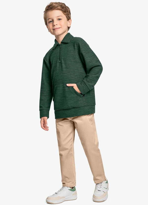 Trick Nick - Blusão Infantil Masculino Verde 3