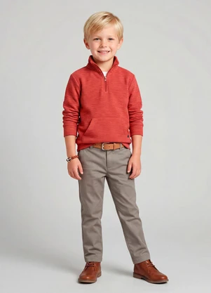 Trick Nick - Blusão Infantil Masculino Marrom - TRICK NICK