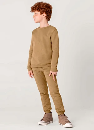 Brandili - Blusão Infantil Menino Marrom - BRANDILI