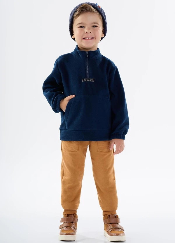 Pulla Bulla - Blusao Malha Soft Azul 2