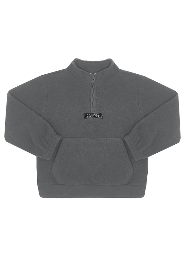 Pulla Bulla - Blusao Malha Soft Cinza