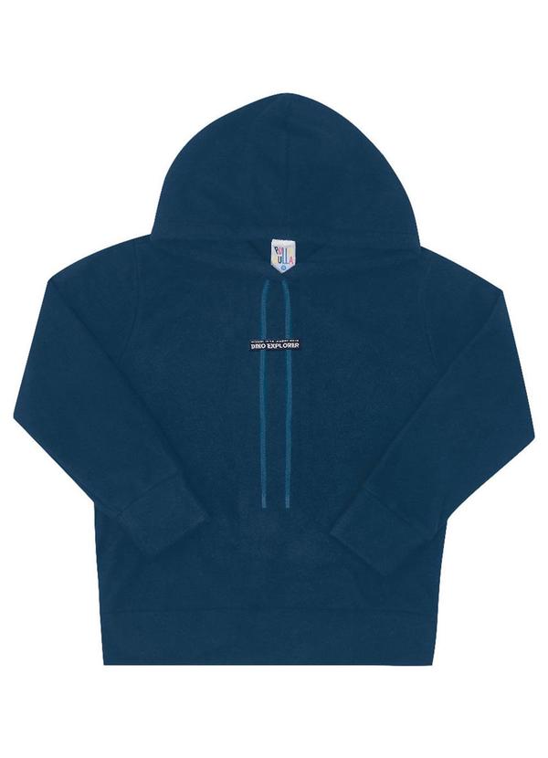 Pulla Bulla - Blusão Malha Soft Menino Azul