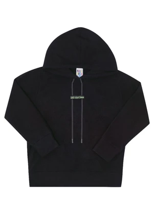 Pulla Bulla - Blusão Malha Soft Menino Preto - PULLA BULLA