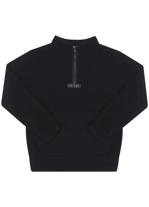 Pulla Bulla - Blusao Malha Soft Preto - PULLA BULLA