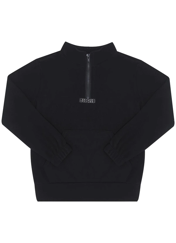 Pulla Bulla - Blusao Malha Soft Preto