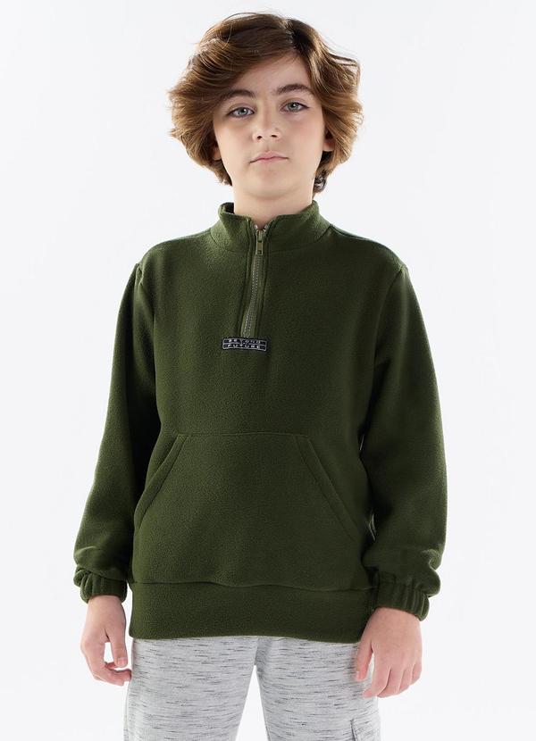 Pulla Bulla - Blusao Malha Soft Verde 1