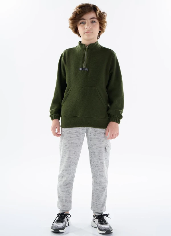 Pulla Bulla - Blusao Malha Soft Verde 2