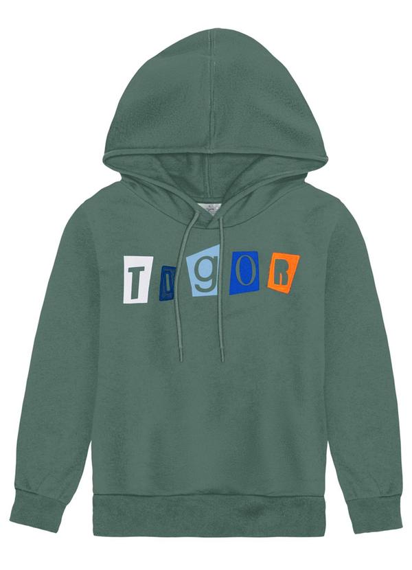 Tigor T Tigre - Blusão Manga Longa com Capuz Moletom Masculino Inf