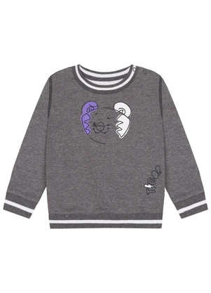 Tigor T Tigre - Blusão Manga Longa Moletom Masculino Bebê Cinza - TIGOR T TIGRE