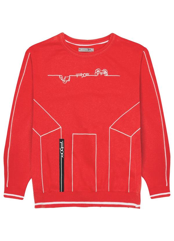 Tigor T Tigre - Blusão Manga Longa Moletom Masculino Infantil Ver