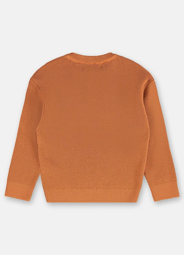 Up Baby - Blusão Menino em Tricot Marrom 4