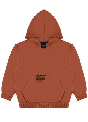 Guloseima - Blusão Moletom Infantil MeninoMarrom - GULOSEIMA