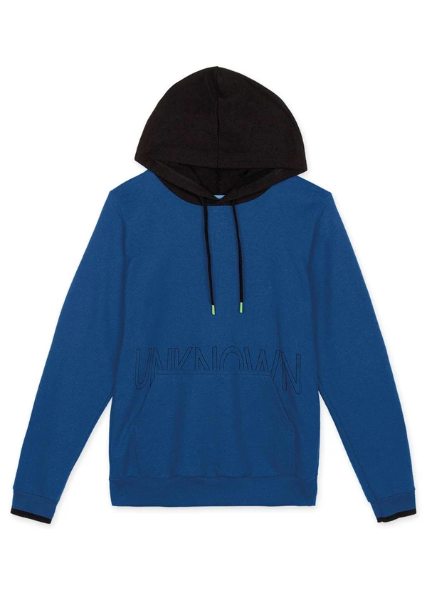 Hapier - Blusão Moletom Manga Longa com Capuz Juvenil Mascu