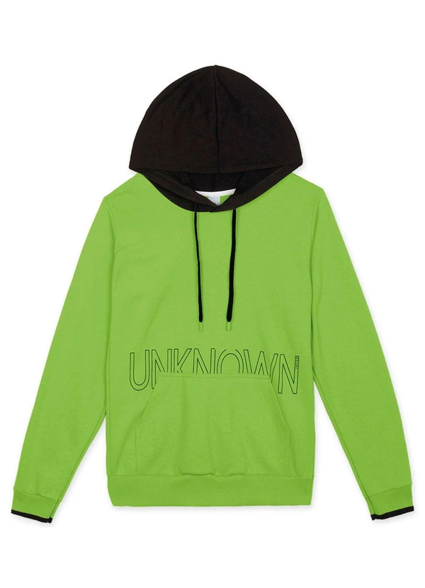 Hapier - Blusão Moletom Manga Longa com Capuz Juvenil Mascu