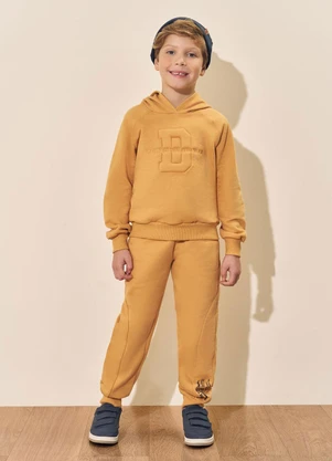 Divertto - Blusão Raglan Menino Pollen Amarelo - DIVERTTO