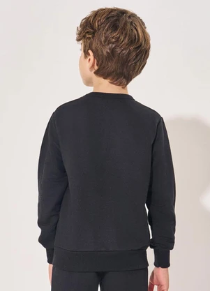 Abrange - Blusão Soft Infantil Menino Preto - ABRANGE