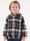 Up Baby - Blusão Xadrez Infantil para Meninos Marrom - variação: Preto