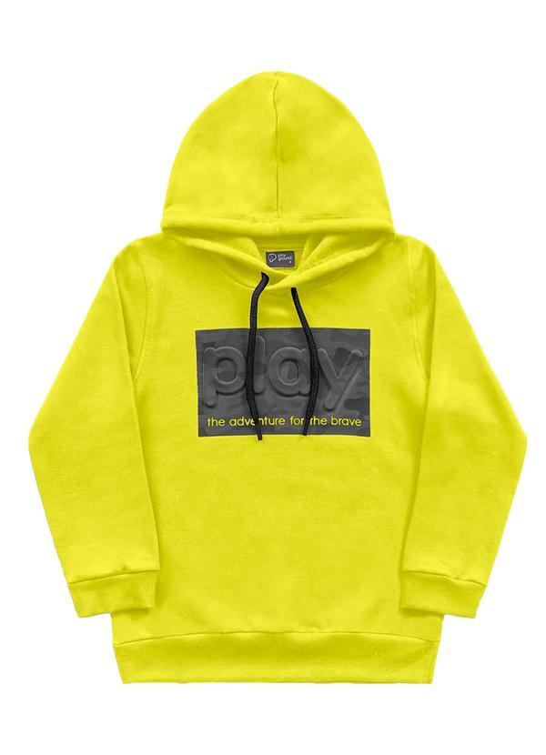 Playground - Casaco com Capuz Amarelo