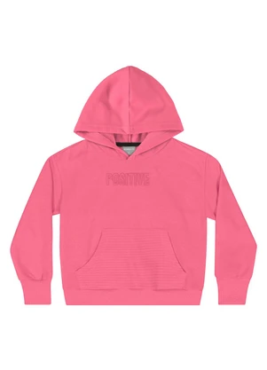 Quimby - Casaco com Capuz Infantil Unissex Rosa - QUIMBY
