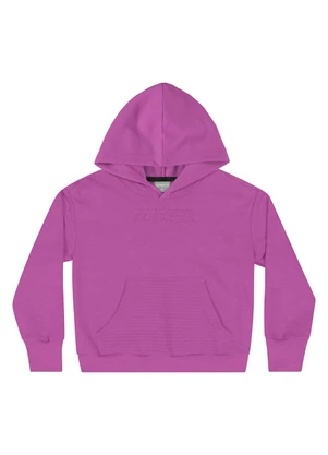 Quimby - Casaco com Capuz Infantil Unissex Roxo - QUIMBY