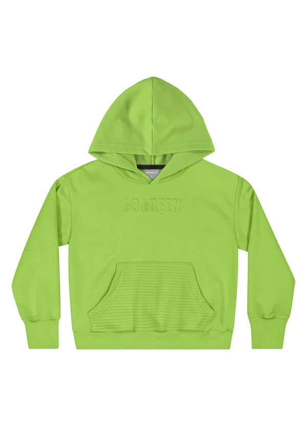 Quimby - Casaco com Capuz Infantil Unissex Verde