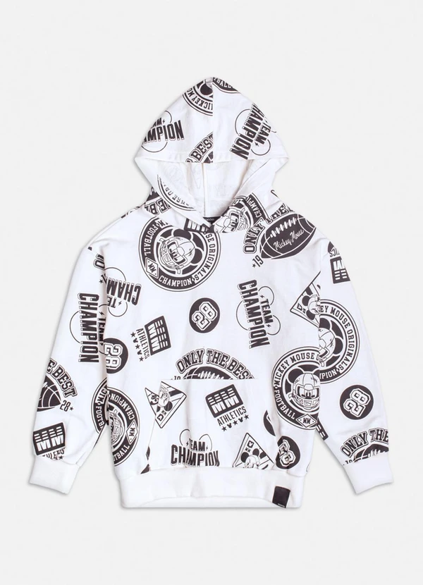 Youccie - Casaco de Moletom da Disney Branco 6