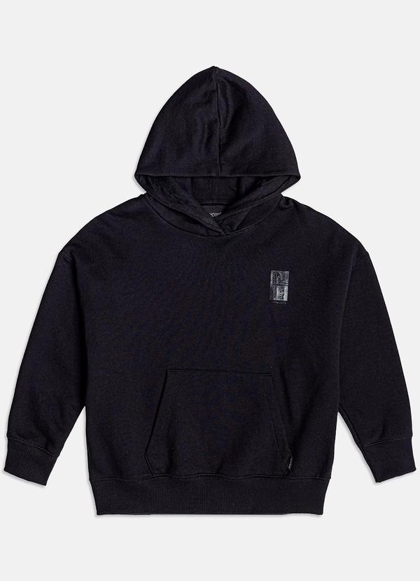 Youccie - Casaco de Moletom Preto Preto