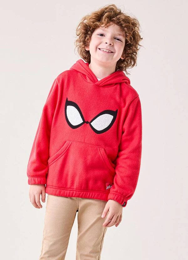 Bimbi - Casaco do Homem-Aranha com Capuz Marvel Vermelho