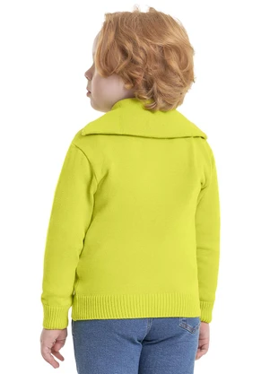 Quimby - Casaco em Tricô Infantil Menino Verde - QUIMBY