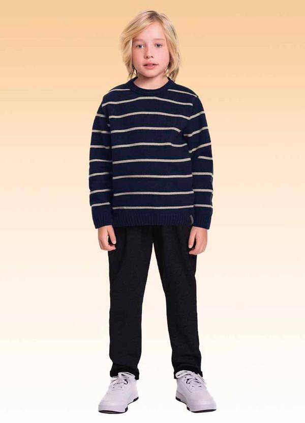 Fakini Kids - Casaco Fechado Tricot Azul 2