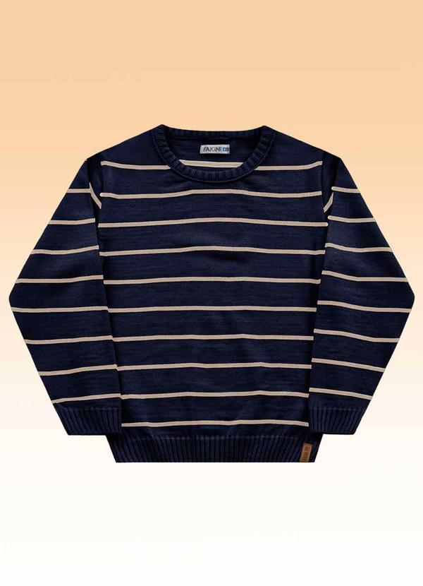 Fakini Kids - Casaco Fechado Tricot Azul 4